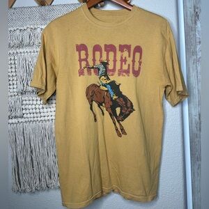 Full Tilt Rodeo Graphic T-Shirt - Mustard